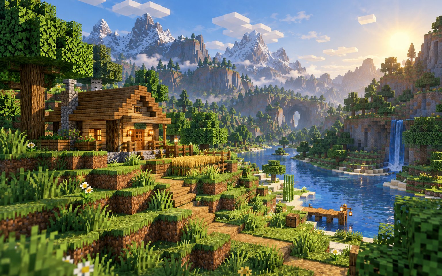 Original generated concept art for Minecraft