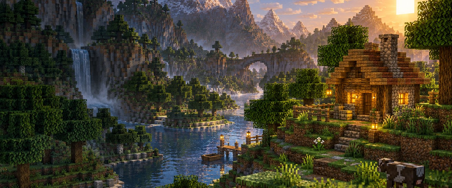 Original generated concept art for Minecraft